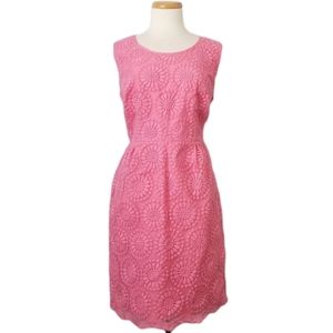 Boden Pink Scallop Dress